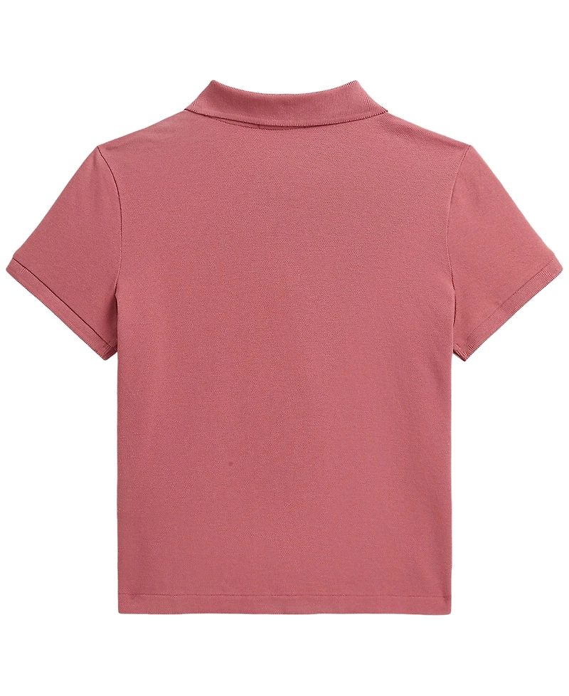 Polo Ralph Lauren Girls' 7-16 Boxy Big Pony Stretch Short-Sleeve Shirt