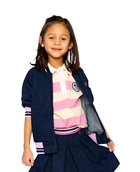 Deux par Deux Toddler Girl (2 - 5) French Terry Jacket