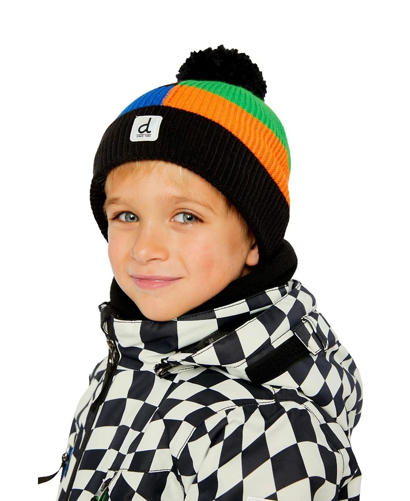 Deux par Little and Big Boy's (5-14) Winter with Pompom Knit Hat