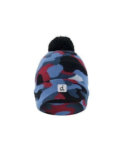 Deux par Deux Toddler Boy (2-4)Winter Knit Hat with Pompom