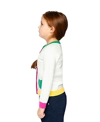 Deux par Deux Toddler Girl (2T-5T) Knitted Cardigan