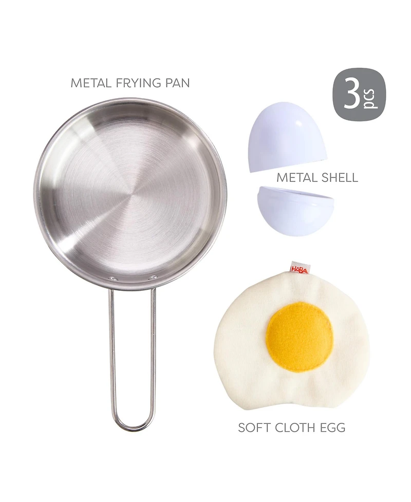 Haba Creative Play Fried Egg and Pan Toy Playset