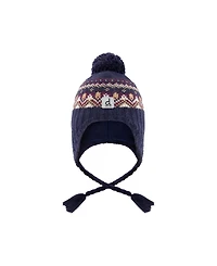 Deux par Baby Boy 6M-24M Winter Peruvian Knit Hat with Pompom