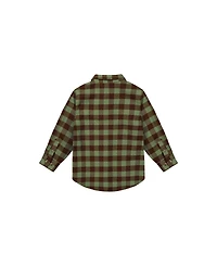 Deux par Boys' (6-12) Brushed Flannel Shirt