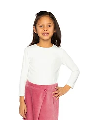 Deux par Toddler Girl's (2T-5T) Brushed Rib Crew Neck Top