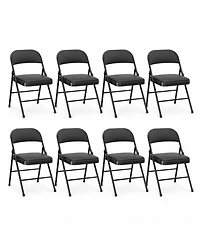 gaomon Padded Folding Chairs Set of 8