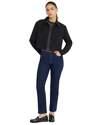 Good American Women's Mid-Rise Straight-Leg Jeans, Regular & Plus