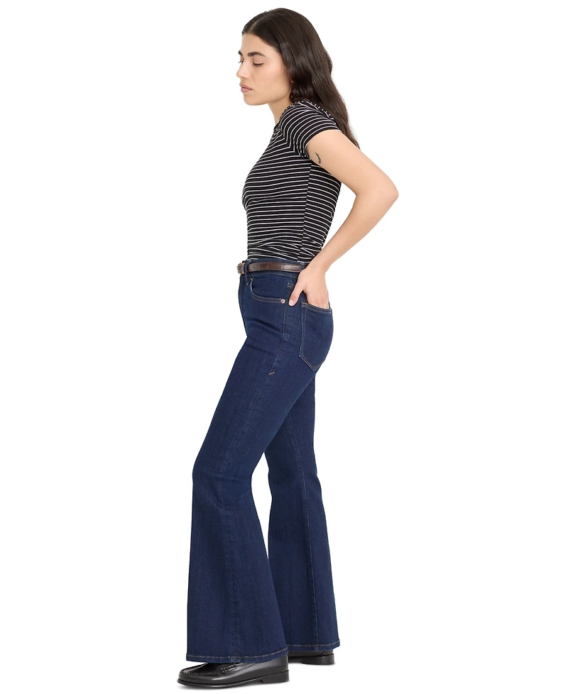 Good American Women's Mid-Rise Flare Jeans, Regular & Plus