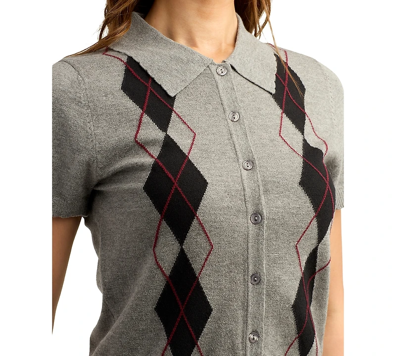 Bcx Juniors' Button-Front Sweater Cardigan