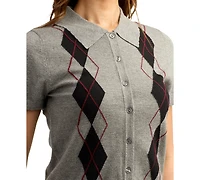 Bcx Juniors' Button-Front Sweater Cardigan