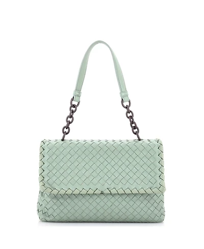 Pre-Owned Bottega Veneta Small Olimpia Shoulder Bag Intrecciato Nappa