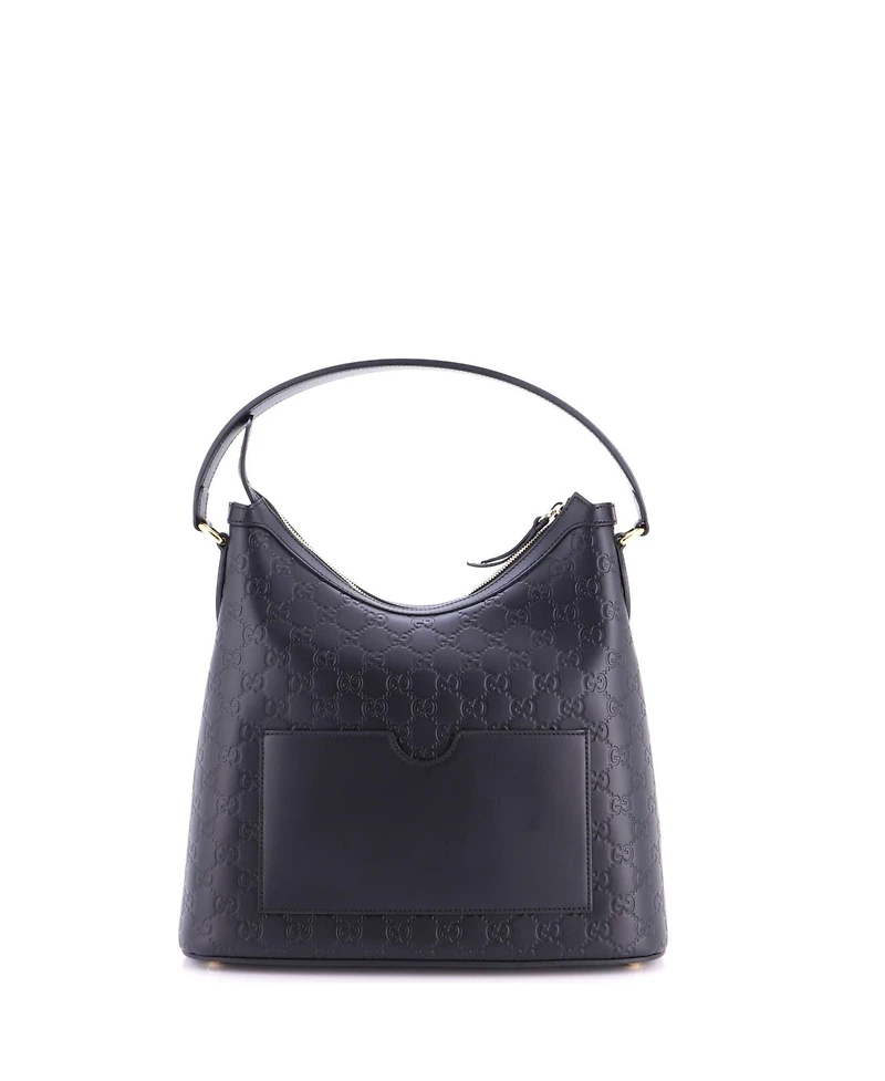 Pre-Owned Gucci Linea A Hobo Guccissima Leather