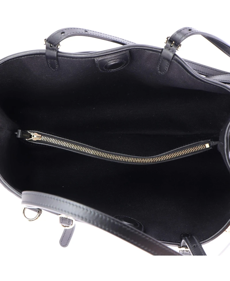 Pre-Owned Gucci Medium Emblem Tote Guccissima Leather