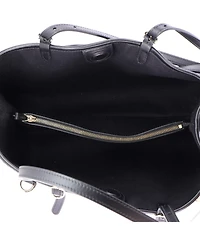 Pre-Owned Gucci Medium Emblem Tote Guccissima Leather
