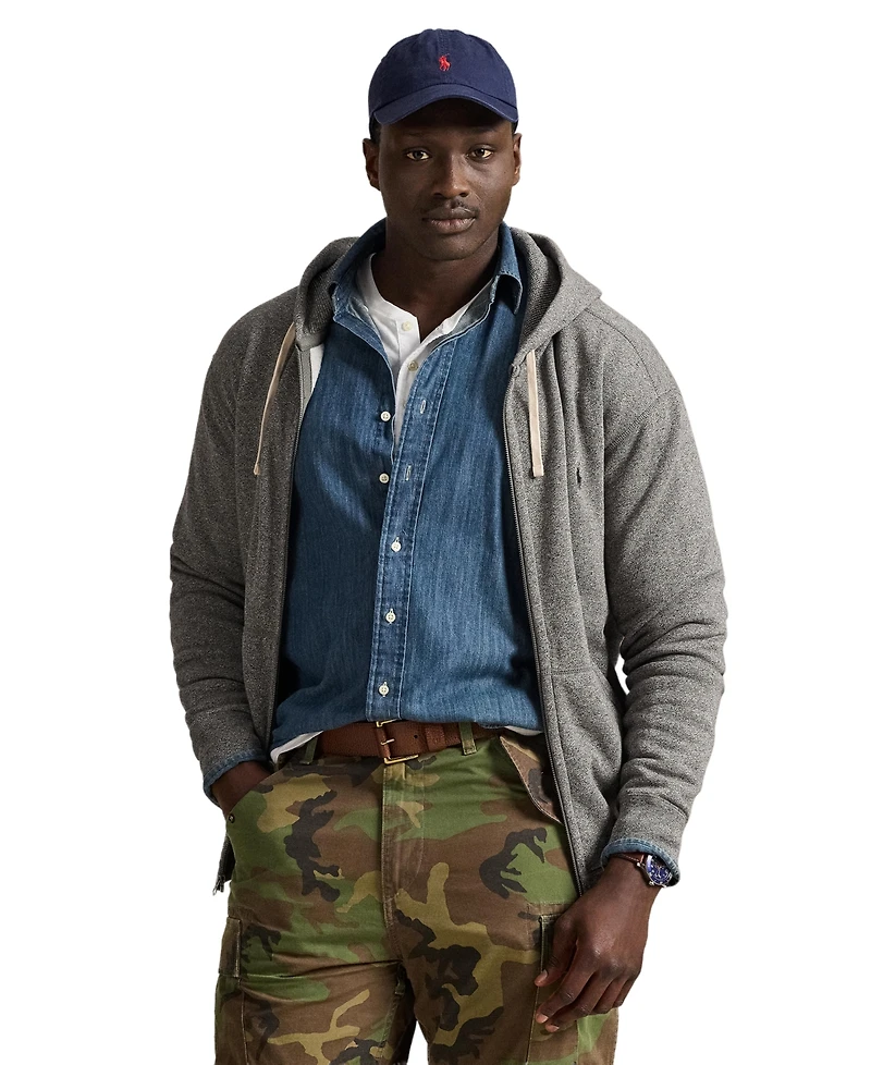 Polo Ralph Lauren Men's Big & Tall Full-Zip Signature Fleece Hoodie