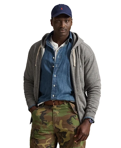 Polo Ralph Lauren Men's Big & Tall Full-Zip Signature Fleece Hoodie