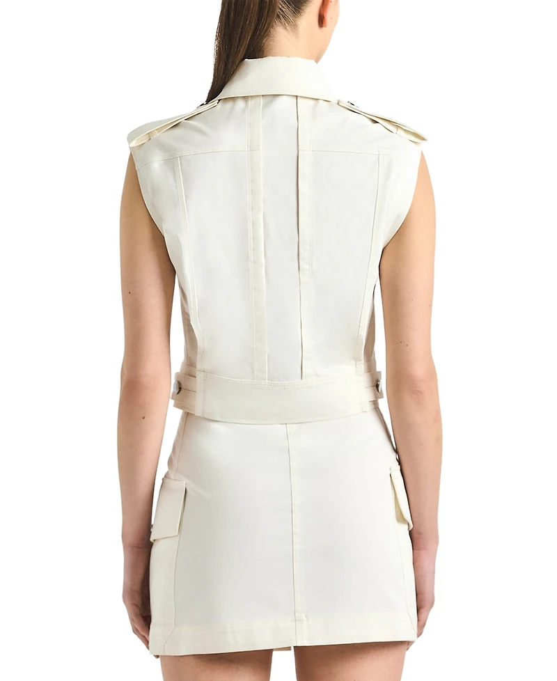 Derek Lam 10 Crosby Women's Joelle Stretch Twill Utility Cargo Skirt
