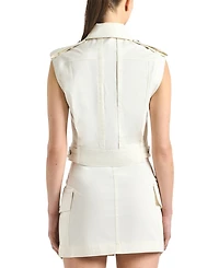 Derek Lam 10 Crosby Women's Joelle Stretch Twill Utility Cargo Skirt