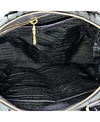 Pre-Owned Prada Large Gaufre Convertible Tote Leather and Tessuto