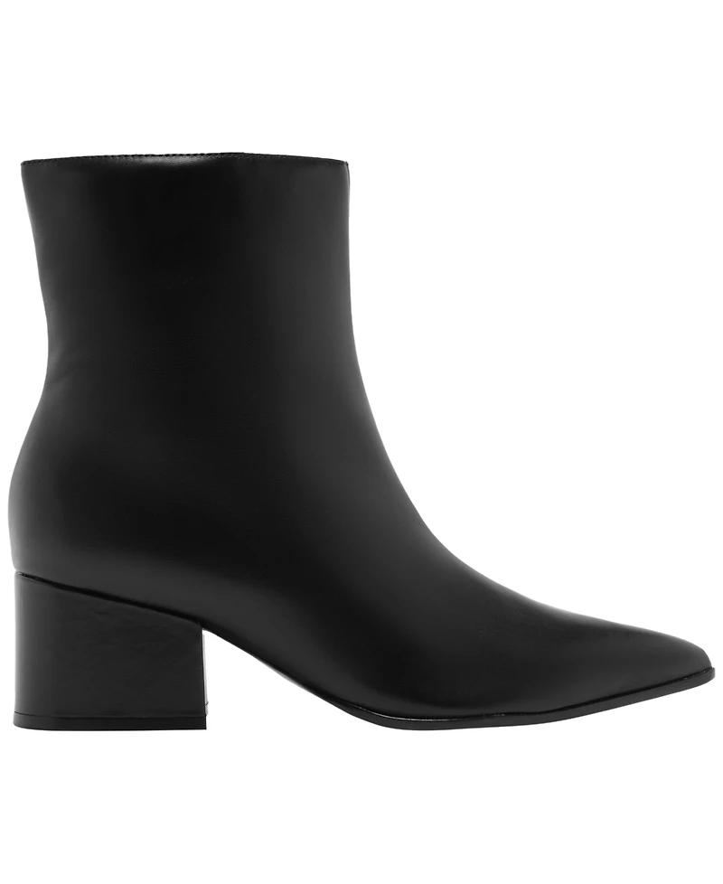Arezzo Women's Ally Mid Block Pointed Toe Dress Booties