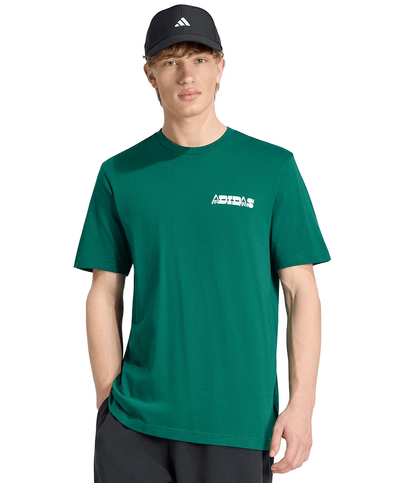 adidas Men's Novelty Cards Graphic Crewneck T-Shirt