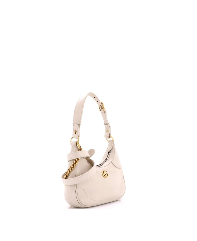 Pre-Owned Gucci Small Aphrodite Zip Shoulder Bag Leather