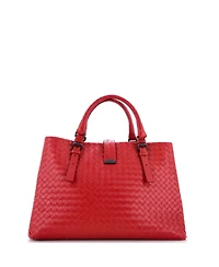 Pre-Owned Bottega Veneta Medium Roma Bag Intrecciato Nappa