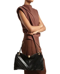 Arezzo Aurora Large Leather Shoulder Handbag