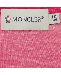 Pre-Owned Moncler Women's Floral Print Silk and Jersey T-Shirt