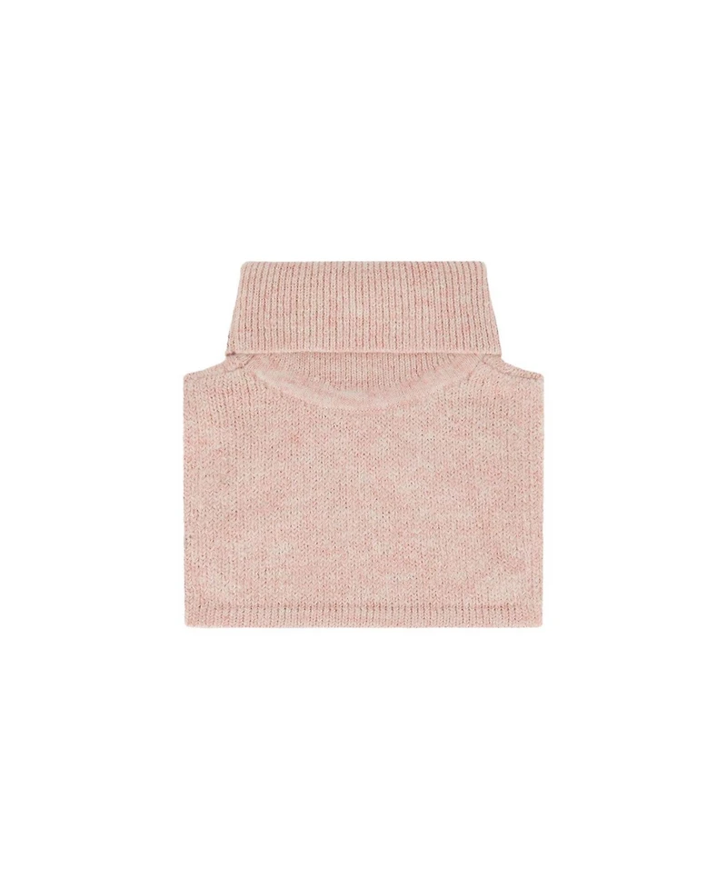 Deux par Deux Toddler Girl Knit Turtle Neckwarmer Pale Dusty