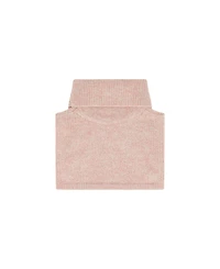 Deux par Deux Toddler Girl Knit Turtle Neckwarmer Pale Dusty