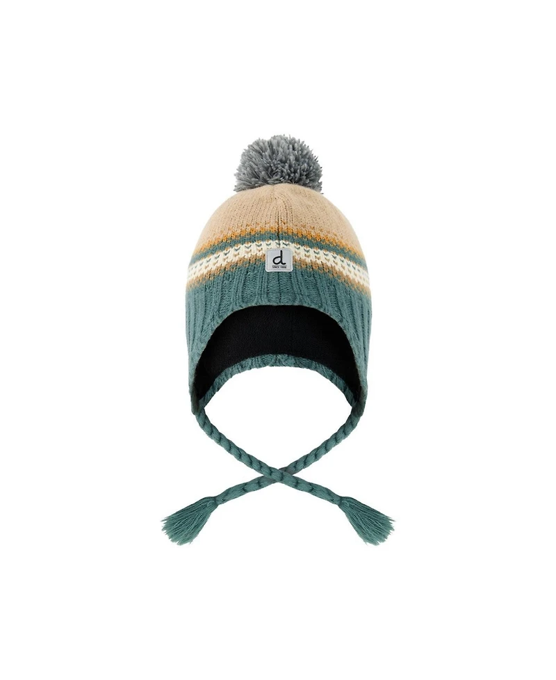 Deux par (6-24 months) Winter Peruvian Knit Hat with Pompom