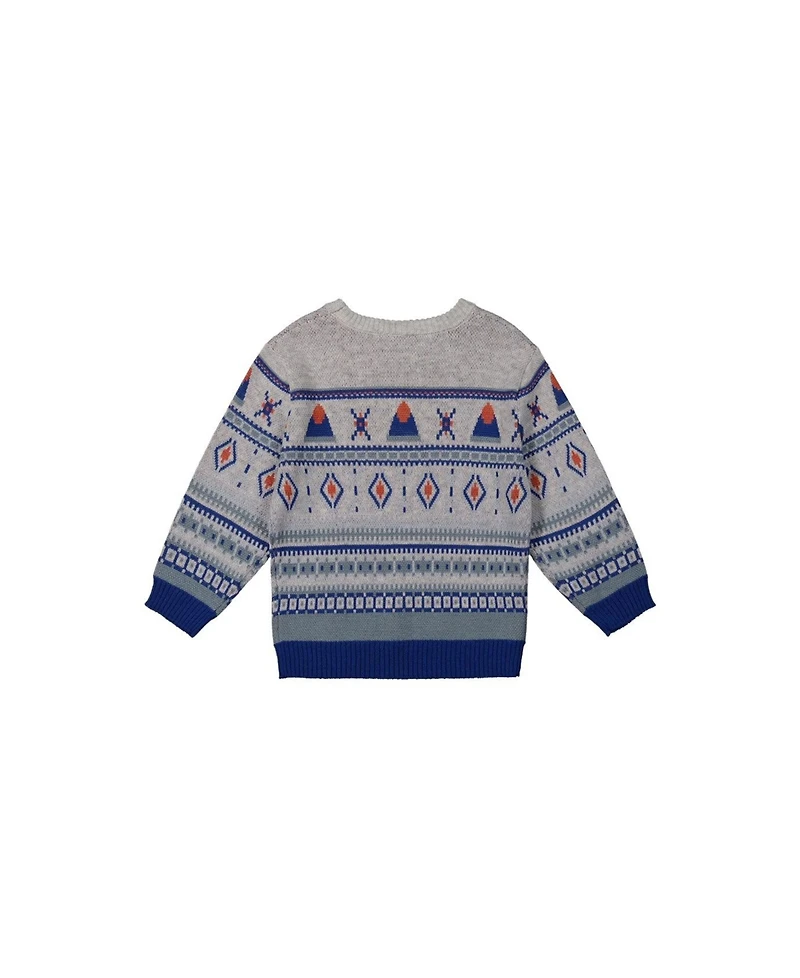 Deux par Baby Boys (12M-24M) Jacquard Knit Sweater