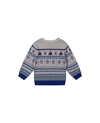 Deux par Baby Boys (12M-24M) Jacquard Knit Sweater