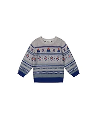 Deux par Baby Boys (12M-24M) Jacquard Knit Sweater
