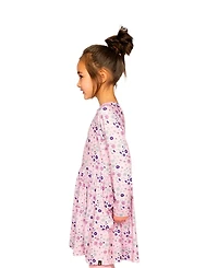 Deux par Little and Big Girl 6-12 Long Sleeve Dress Print Daisies