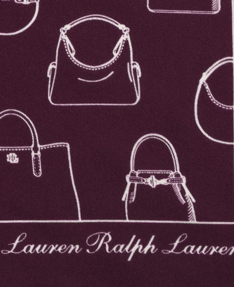 Lauren Ralph Handbag Conversational Small Square Scarf