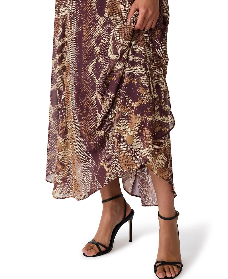 Steve Madden Women's Estela Sweetheart Fit & Flare Ankle Dress