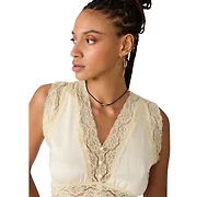 Steve Madden Women's Elinor V-Neck Sleeveless Top