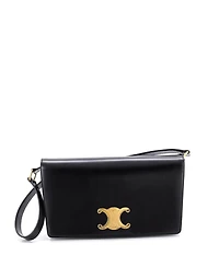 Pre-Owned Celine Trapeze Triomphe Shoulder Bag Smooth Calfskin