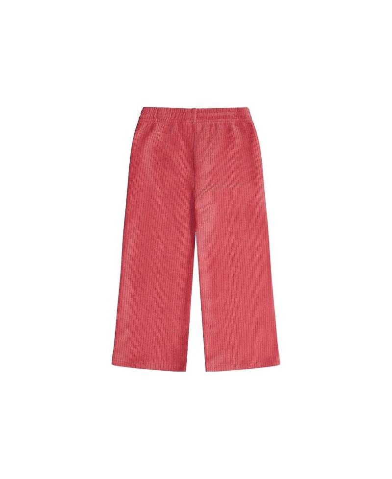 Deux par Toddler Girls 2T to 5T Velour Flare Pants Raspberry