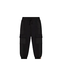 Deux par Little and Big Boy (6Y - 12Y) Fleece Bi-Material Sweatpants