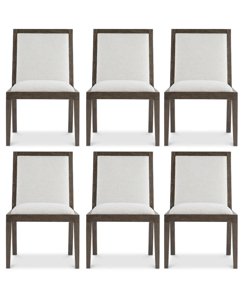 Bernhardt Outline 6-Piece Wooden Frame Side Chair Set