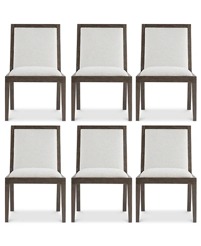 Bernhardt Outline 6-Piece Wooden Frame Side Chair Set