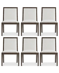 Bernhardt Outline 6-Piece Wooden Frame Side Chair Set