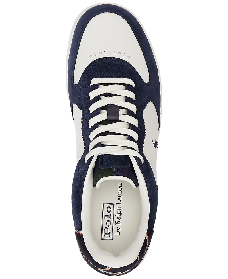 Polo Ralph Lauren Men's Masters Classic Low-Top Retro Sneakers