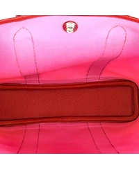 Pre-Owned HERMES Garden File Tote Toile and Leather