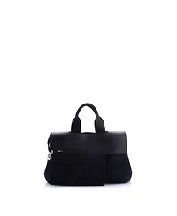 Pre-Owned HERMES Pm Valparaiso Bag Toile and Leather