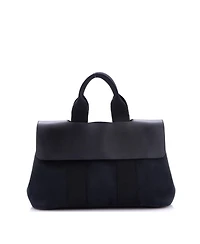 Pre-Owned HERMES Pm Valparaiso Bag Toile and Leather