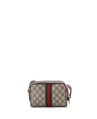 Pre-Owned Gucci Mini Ophidia Shoulder Bag Gg Coated Canvas